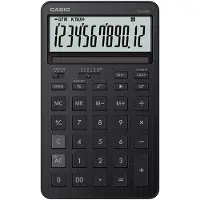 Casio Bureaurekenmachine Cijferige display Zwart Batterij JW-200DQ-BK