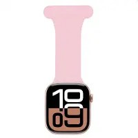 IMoshion Verpleegkundige siliconenband voor de Apple Watch | 44/45/46/49 mm - Roze
