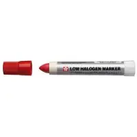 Sakura Solid Low Halogen Marker - Rood, roestvrij staal