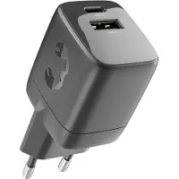 Fresh 'n rebel 30W PD WALL CHARGER USB-A USB-C - STORM GREY