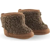 Corolle poppenlaarsjes schapenvacht-look bruin 36cm poppen accessoire.