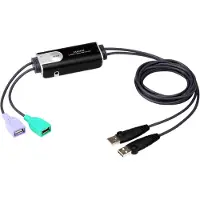 Aten CS62KM-AT toetsenbord-video-muis (kvm) kabel Zwart 1,8 m