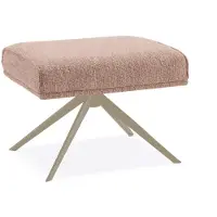 Bommel Wonen Hocker Whisper - stof Lodge Blossom - poot beige