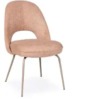 Bommel Wonen Eetkamerstoel Lexy - stof Aragon Cinnamon - pocketvering - poot beige
