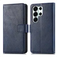 IMoshion Luxe Bookcase voor de Samsung Galaxy S26 Ultra - Donkerblauw