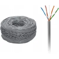 Rebel Gembird UTP CAT5E 4x2 AWG24 305m grijs massief - 1381532