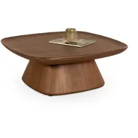 Bommel Wonen Salontafel Calum - vierkant 85x85 cm - Walnoot