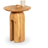 De Bommel Meubelen Mango bijzettafel Woody - Naturel - Large
