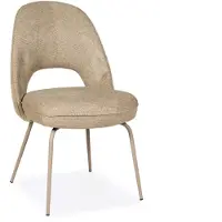 Bommel Wonen Eetkamerstoel Lexy - stof Aragon Desert - pocketvering - poot beige