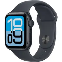 Apple Watch SE 3 GPS 40 mm Midnight aluminium kast met Midnight sportband - S/M