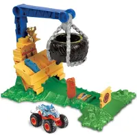 Hot Wheels Monster Trucks Arena Smashers Rhinomite Challenge Car Veelkleurig Kinderen