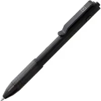 Big Idea Design Dual Side Click Pen DSC-DLC Black DLC Titanium, auto adjusting everyday carry pen