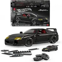 Hot Wheels Brick Shop Hot Wheels Elite Series Toyota Construction Game 810 Pieces Zwart Kinderen