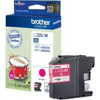 Brother Inktcartridge LC-22UM XL Magenta Hoge capaciteit