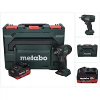 Metabo SSW 18 LTX 300 BL accu-slagmoersleutel 18 V 300 Nm 1/2" borstelloos + 1x accu 5,5 Ah + metaBOX - zonder oplader