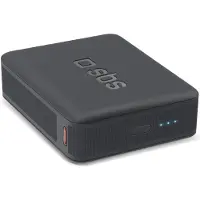 SBS Powerbank 1xusb-a & 1xusb-c 10000mah 20w Compact Black