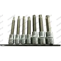 JBM Set Of 7 3/8´´ And 1/2´´ S Torx Bit