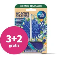 Ambi Pur 1+1 gratis: Toiletblok Blue Blossom