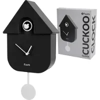 Fisura Cuckoo House Koekoeksklok - Aanpasbaar Volume - Zwart