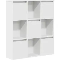 vidaXL Boekenkast 89x24x101,5 cm bewerkt hout wit