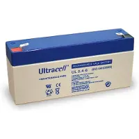 Wentronic UL3.4-6 VRLA AGM Loodaccu (6V, 3.4 Ah, T1 terminal)
