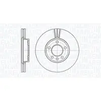MAGNETI MARELLI 361302040316 Remschijf