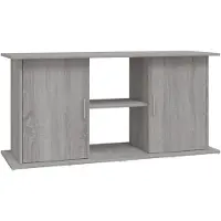 vidaXL Aquariumstandaard 121x41x58 cm bewerkt hout grijs sonoma eiken