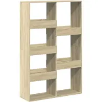 vidaXL Boekenkast 100x33x155,5 cm bewerkt hout sonoma eikenkleurig
