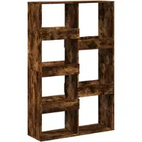 vidaXL kamerscherm 100x33x155,5 cm bewerkt hout gerookt eikenkleurig