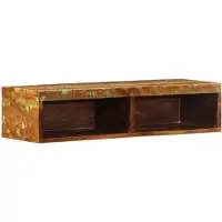 vidaXL Tv-meubel wandmontage 80x30x19 cm massief gerecycled hout