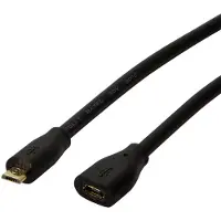 Logilink CU0122 USB-kabel 1,5 m USB 2.0 Micro-USB B Zwart