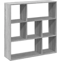 vidaXL Kamerscherm / boekenkast 102x29x103,5 cm hout grijs sonoma