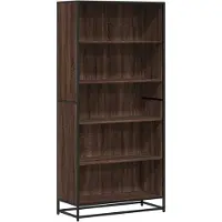 vidaXL Boekenkast 80,5x35x170,5 cm bewerkt hout bruin eikenkleurig