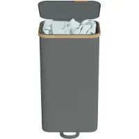 Songmics - Wasmand - Wasmand met Deksel - Uitneembare Waszak - 100 Liter Capaciteit
