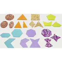 TickiT Regenboog Glittervormen