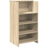 vidaXL Ontvangstbalie, Sonoma-eikenhout, 55 x 50 x 103,5 cm, houtvezel