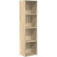 vidaXL Boekenkast 40x30x152 cm bewerkt hout sonoma eikenkleurig