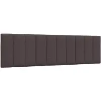 vidaXL Hoofdbordkussen "Hanko" 180 cm stof donkerbruin
