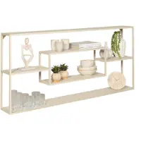 De Bommel Meubelen Wandrek Sue - 120x70 cm - metaal Zwart