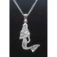 MOOYE ® - Collectie Zilveren Zeemeermin ketting hanger