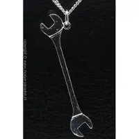 MOOYE ® - Collectie Zilveren Steeksleutel XL ketting hanger