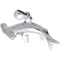 MOOYE ® - Collectie Zilveren Hamerhaai kettinghanger