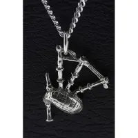 MOOYE ® - Collectie Zilveren Doedelzak ketting hanger