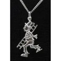 MOOYE ® - Collectie Zilveren Schoorsteenveger ketting hanger