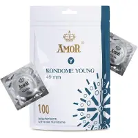 Amor Young Condooms 49mm 100 St