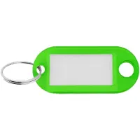 Combicraft sleutellabels groen 48x22mm actiemodel - 100 stuks