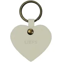 Leeff HART SLEUTELHANGER HELEN CREME - LIEFS