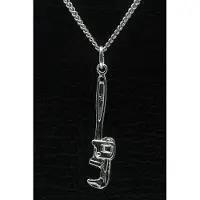 MOOYE ® - Collectie Zilveren Engelse sleutel ketting hanger