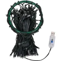 vidaXL Kerstboomlichtnet met 180 LED's, koud wit, 180 cm
