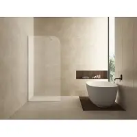 Wiesbaden Inloopdouche curvea 100x200 cm 8 mm nano helder glas